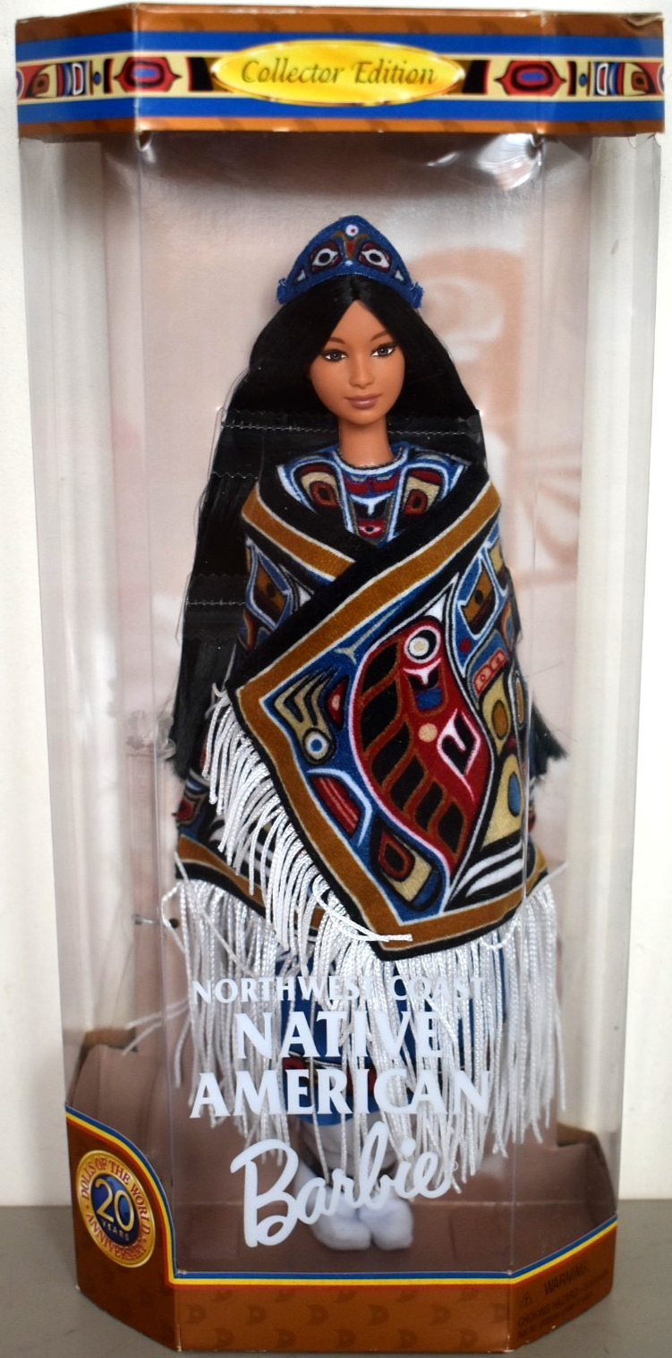 1999 Collector Edition DOTW 20th NORTHWEST COAST NATIVE AMERICAN Vintage Barbie