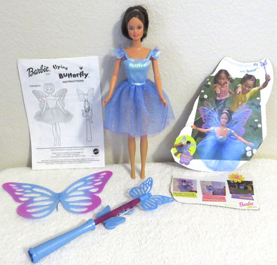 MATTEL BARBIE FLYING BUTTERFLY, COMPLETE