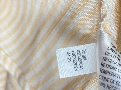 Ingrid & Isabel Maternity Flutter Tank Top Tie Back White Peach Bow Small - Picture 10 of 16