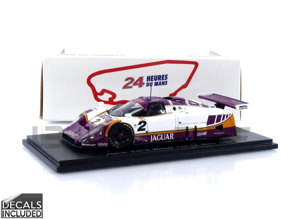 1/43 HPI Racing Jaguar XJR-9 1988 ルマン Jaguar XJR-9 1988 24 Hours Le Mans Finish Line Set | HLJ.com