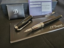 Stylo Plume ST Dupont Modèle Ligne D Laque de Chine noire & Palladium PVP: 729€