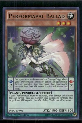 Performapal Ballad DPDG-EN002 Duelist Pack: Dimensional Guardians Yu-Gi-Oh NM
