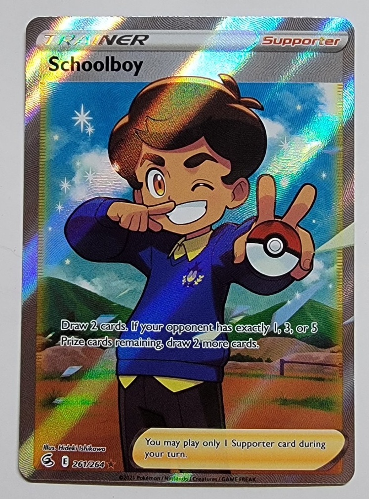 schoolboy pokemon card price (238/264) [Sword & Shield: Fusion Strike] Evolves from null Rules Draw 2 cards Pokemon TCG - s7R -