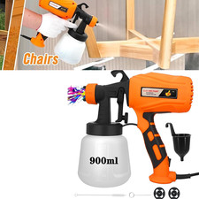 Electric Spray Gun 900ML Airless HVLP Paint Sprayer Handheld DIY High Pressure