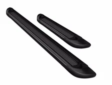 Black Horse Off Road Transporter Running Boards Black Aluminum TR-G278