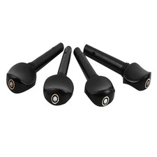 4Pcs Ebony 4/4 Violin String Tunning Pegs Parts Replacement Instrument