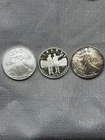 2x  American Silver Eagle $1 1oz .999 BU Coin & 2004 LEWIS & CLARK BICENTENNIAL