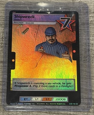 Shipwreck Sailor Holofoil Ultra Rare Foil GI Joe TCG 23/78