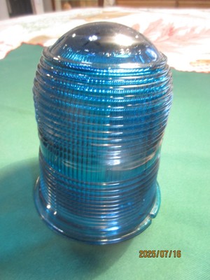 MARINE AIRCRAFT RUNWAY TEAL BLUE GLOBE LENS ONLY #Q