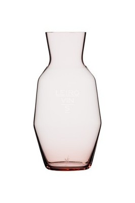 Mark/Thomas Austria 2192 Double Bend Rosé Karaffe, 1000ml, mundgeblasenes Glas, Neu