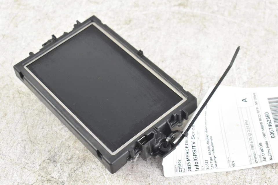 Pantalla de infoentretenimiento central delantera usada se adapta a: Mercedes-benz Mercedes clase gl 2015 Foto 4 de 4