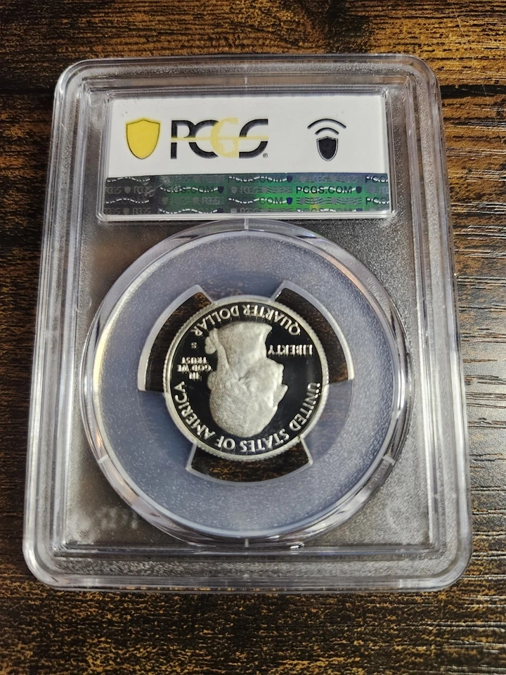 2010-S PCGS PR69DCAM Yosemite National Park Silver Quarter Proof - Image 2 of 2