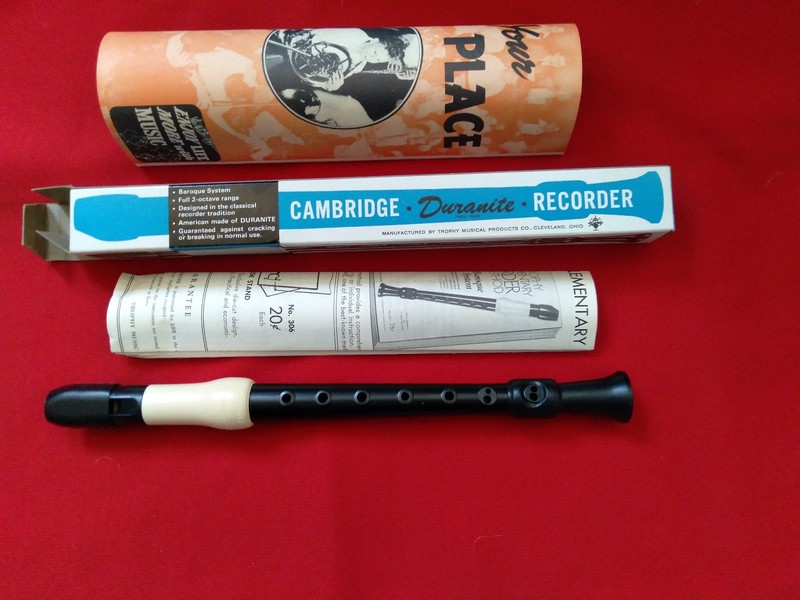 Brand new from box -- Duranite Cambridge Recorder w/ Original Box. Vintage.