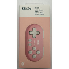 8BitDo Zero 2 Bluetooth Controller Pink
