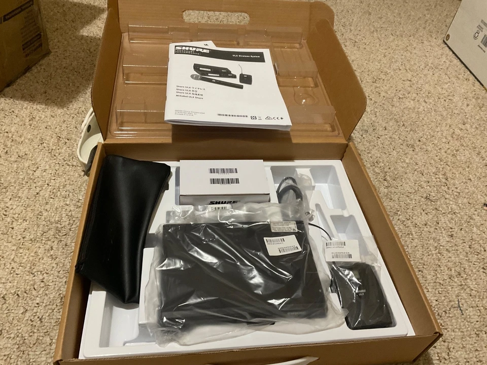 Shure Wireless ULXS4-G3 ULX1-G3 470-506mhz Transmitter Receiver - Image 2 of 4