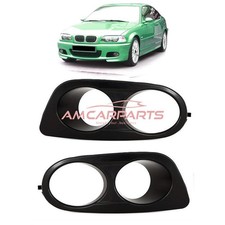 Nebelscheinwerfer Blenden SET Schwarz Passend für BMW E46 M-Paket II Stoßstange