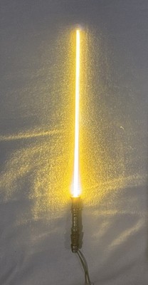  Hot Toys LED Lightsaber Rey Skywalker Yellow 1/6 Scale Not ccfl