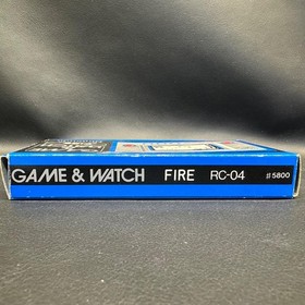 Ga Left 1073 Nintendo Game & Watch FIRE Box And Instruction Manual