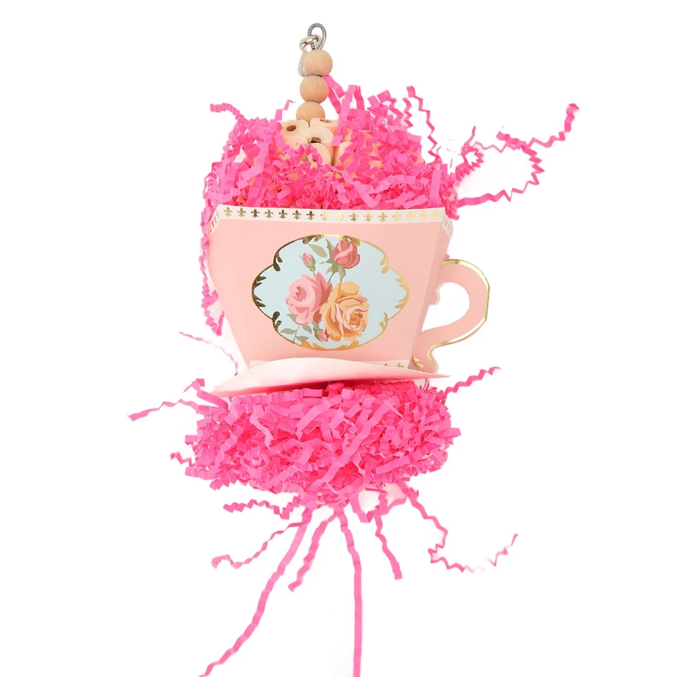 (Rose) Jouet Pour Perroquets Cage à Oiseaux Jouets Sûrs Doux - Photo 2/4