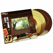 LOFI GIRL/VARIOUS - Get Some Rest - YELLOW & BROWN VINYL 2XLP