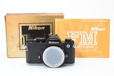 Nikon FM Black with Box Manual M875 Malt No Customs Fees US