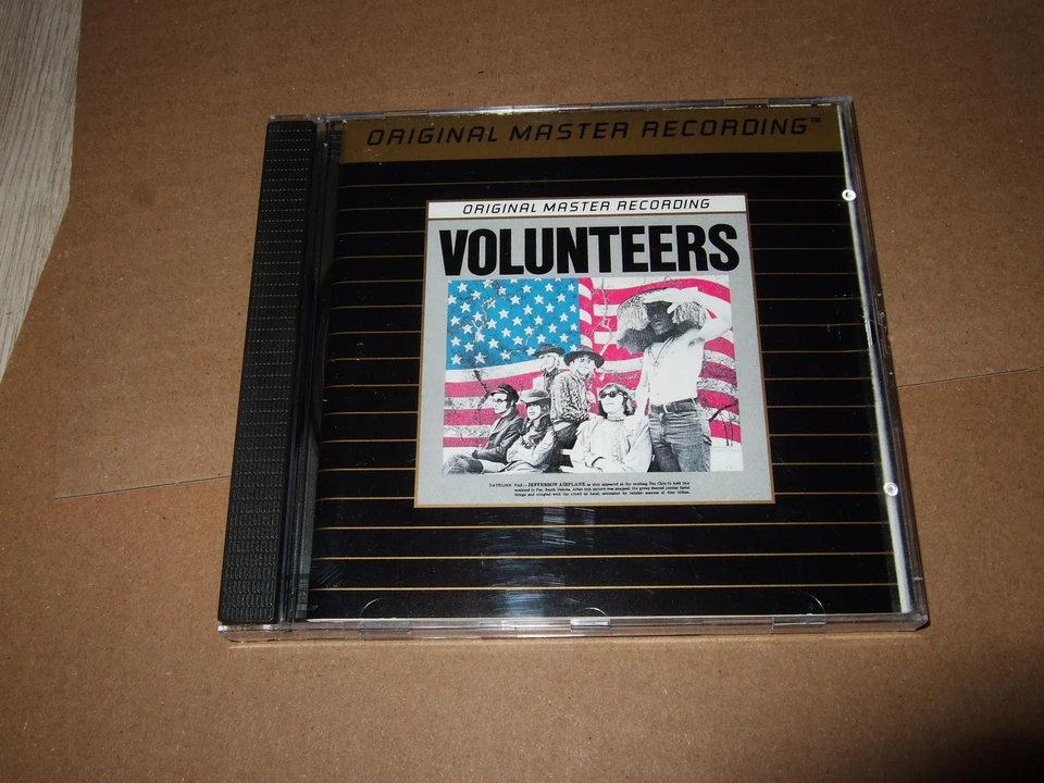 JEFFERSON AIRPLANE : VOLUNTEERS 24KT GOLD CD 1990 MFSL ULTRADISC UDCD 540 JAPAN - Bild 1 von 3