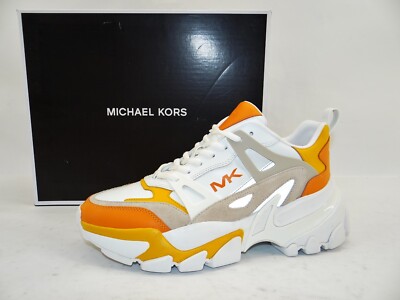 Michael Kors NICK TRAINER Sneaker Low Schuhe Sport Herren weiß