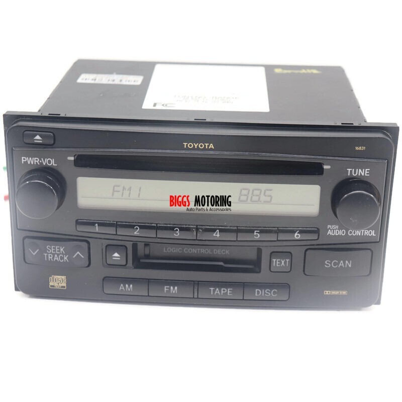 2003-2005 Toyota 4Runner Radio Stereo Cd Player 86120-35220 Face