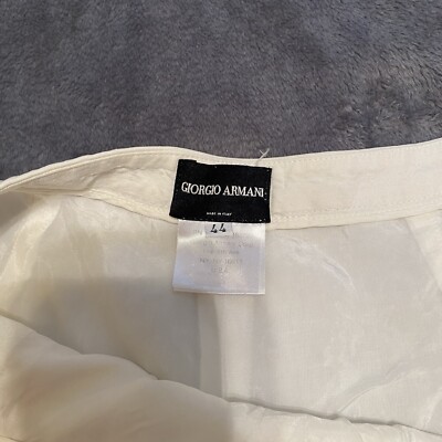 Giorgio Armani Borgo 21 Lining pants women Size 44 Made In Italy