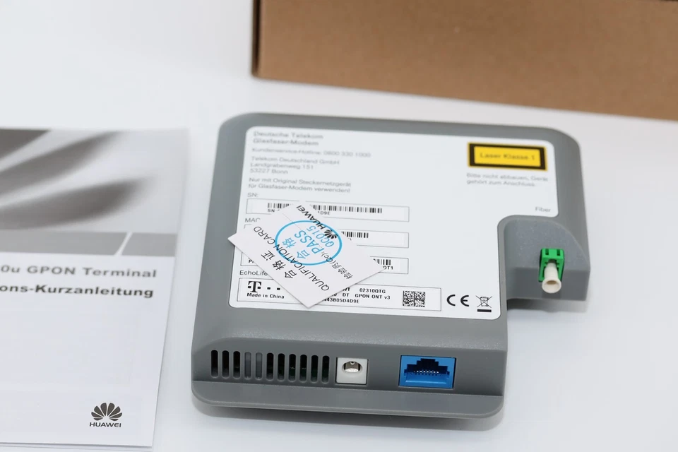 Telekom Glasfaser Modem - Huawei EchoLife HG8010u GPON Terminal NEU & OVP - Bild 4 von 4