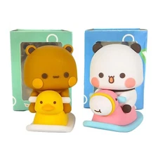 Petrichor 6 Types Bubu & Dudu Car Dashboard Decorative Artwork - Lovely Panda...