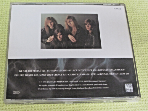 Poltergeist Behind My Mask CD Album Thrash Metal Rock 1991 Century Media – 84 97 - Picture 2 of 2