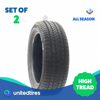 Set of (2) Used 235/55R19 Bridgestone Alenza AS Ultra 105W - 9/32