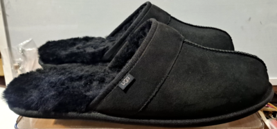UGG Leisure Outdoor Fur Slide Slipper Men's Size 13 Black SN 1018988