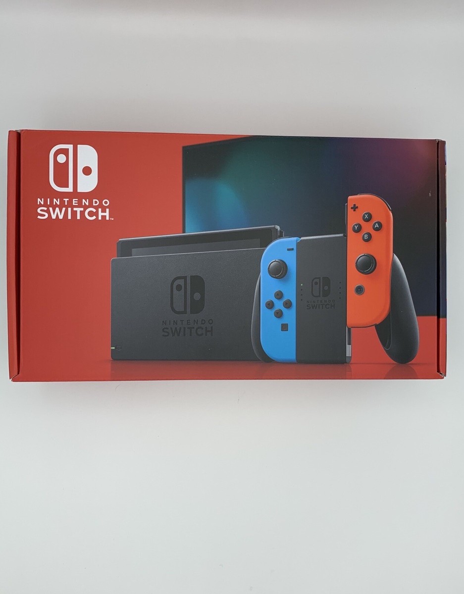 初代Nintendo Switch 本体 青/赤 Joy-Con Amazon.com: Nintendo Switch with Neon Blue and Neon Red Joy
