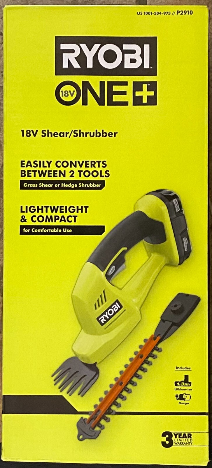 Ryobi ONE+ 18V Li-Ion Cordless Grass 