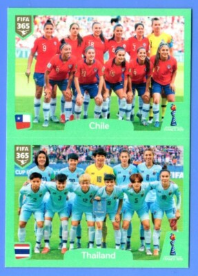 Sticker Panini FIFA 365 2020 #406 Chile - Thailand FIFA Frauen-Weltmeisterschaft Frankreich