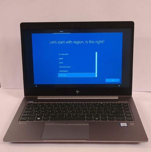 HP ZBook 14u G6 i7-8650U 1.90GHz Windows 10 FREE SHIPPING - Picture 1 of 2