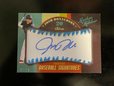 2019 LEATHER AND LUMBER JOSH DONALDSON BLUE BASEBALL AUTO 5/10 NEW YORK YANKEES