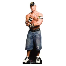 JOHN CENA WWE Wrestler Lifesize Denim CARDBOARD CUTOUT Standup Standee Poster