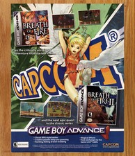 Breath of Fire III Game Boy Advance - Video Game Print Ad Poster Promo Art 2002