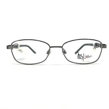 RS Steffani RSS 08 COL 70 Eyeglasses Frames Silver Rectangular Stones Oval 135