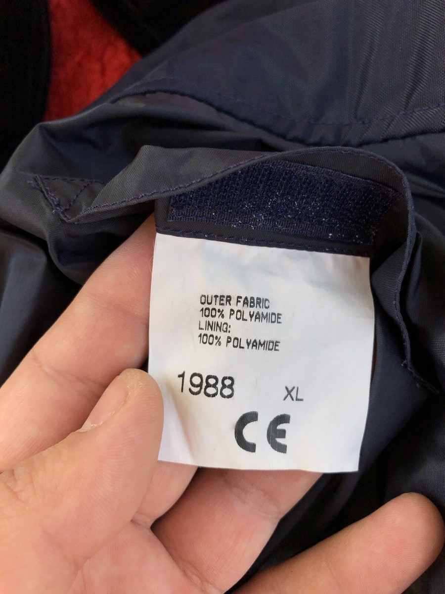 Vintage Burberry Mens Blue Nylon Windbreaker Full Zip Nova Vintage Burberry Mens Blue Nylon Windbreaker Full Zip Nova