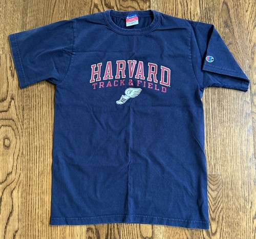 Authentic Champion Harvard Track & Field Athletics T-Shirt (Small) Rare