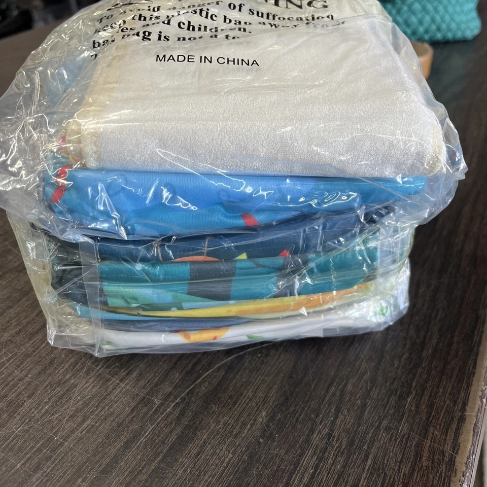 Babygoal Baby Cloth Diapers 6 Pack with 6pcs Bamboo Inserts  Assorted Colors - Image 3 of 4