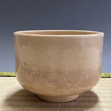 A491 : Japanese Pottery Chawan Matcha Tea Bowl Tea Ceremony Sado Vintage