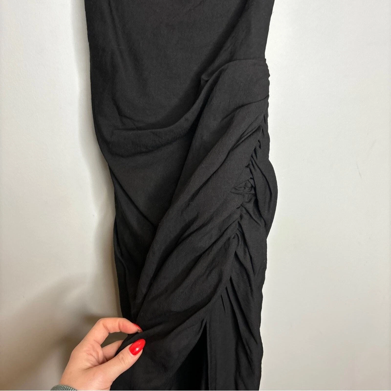 Minidress Jacquemus Black Le Paper La Robe Saudade