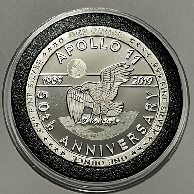 50th Anniversary Apollo 11 Series PROOF Coin 1 Troy Oz .999 Fine