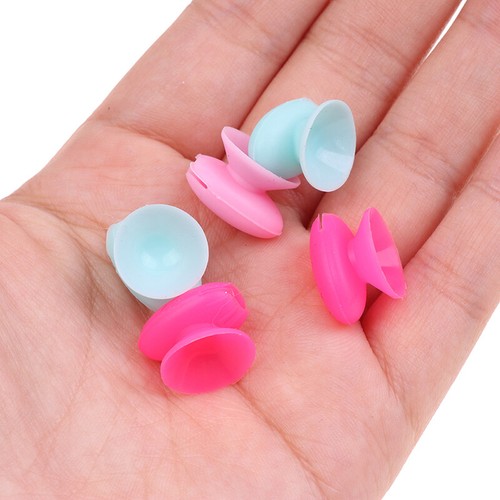 5 Pcs Silicone Cover Lip Mask Brush Cover Brush Head Holder Makeup Brush Sle^$r - 第 6/9 張圖片