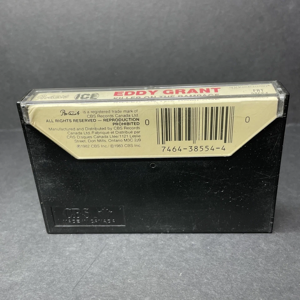 Eddy Grant, Killer On The Rampage (Audio Cassette Tape, 1983) Synthpop Pop Rock Foto 2 de 4